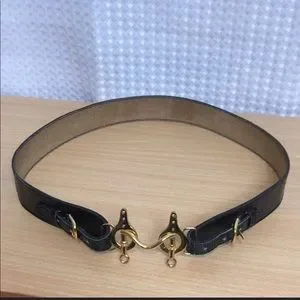 Gucci Horsebit Belt, Black leather. Horsebit Limited design from 1960\'s. Gucci Horsebit Interlocking Leather Belt Black Size 95/38 main image 4